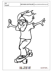 Kaykay boyama sayfaları